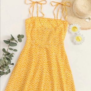 NWOT Yellow Floral Sundress